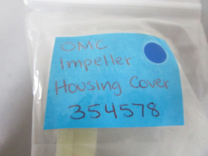*NEW OEM* 0810 OMC Johnson Evinrude Impeller Housing Cover 354578 0354578