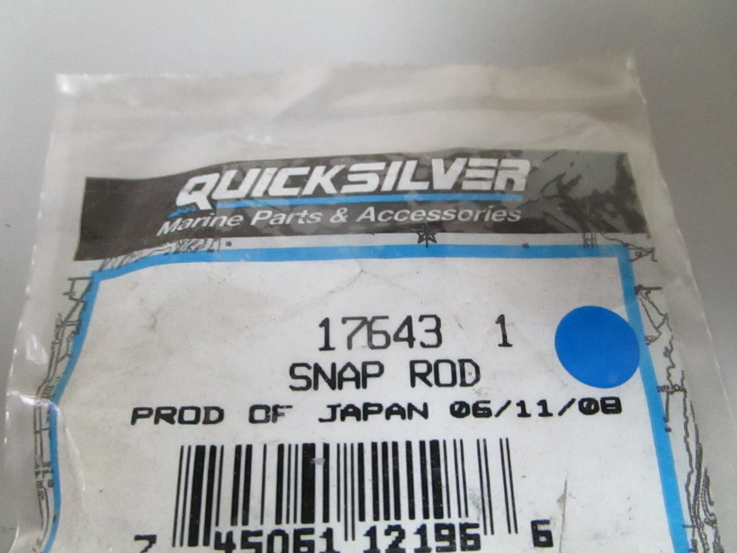 *NEW OEM* 0810 Mercury Quicksilver Snap Rod 17643 1