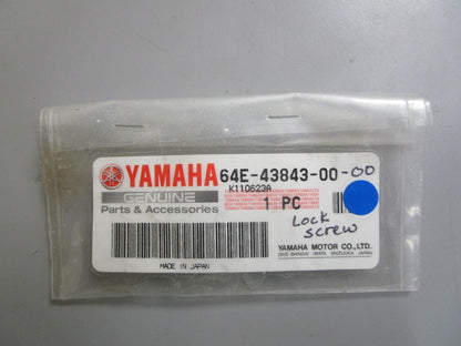 *NEW OEM* 0810 Yamaha Lock Screw 64E-43843-00-00