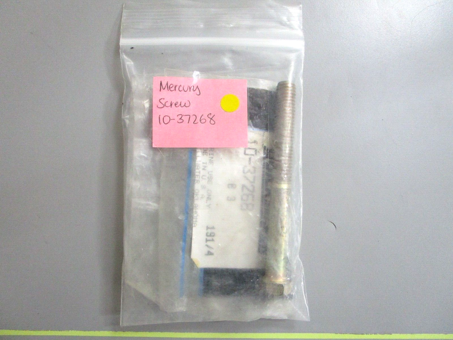 *NEW OEM* 0750 Mercury Quicksilver SCREW 10-37268