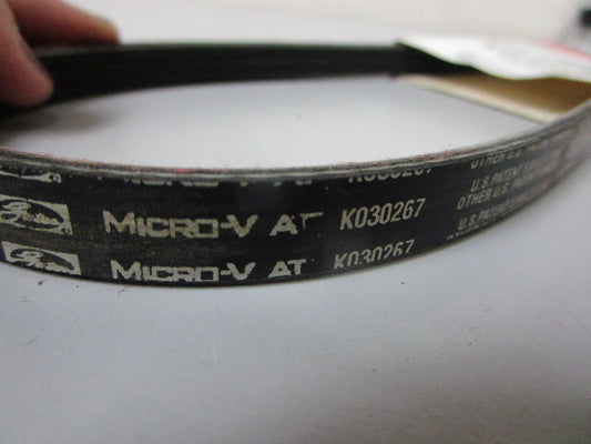 NEW K030267 Gates Micro-V 13/32" x 27 ⅜" Serpentine Belt 0720