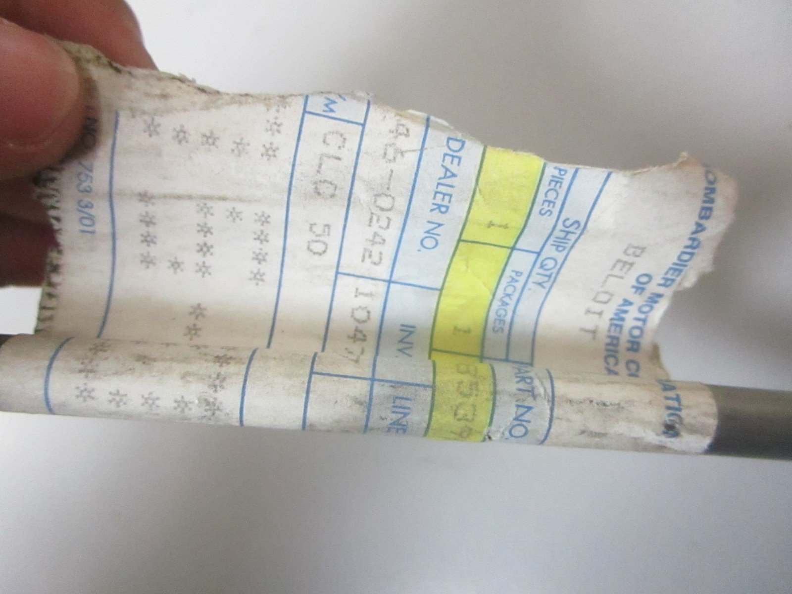 *NEW OEM* 0720 OMC Johnson Evinrude Fuel Line Assembly 985391 0985391