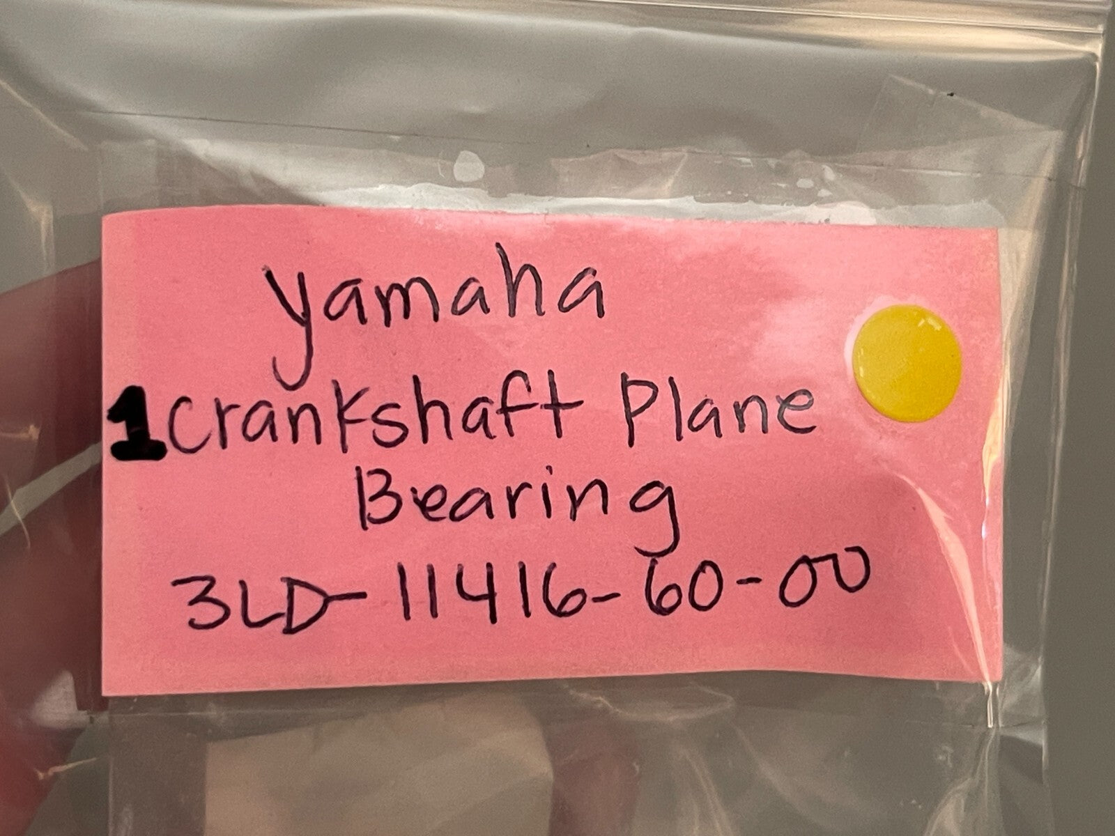 *NEW OEM* 0810 Yamaha 1 Crankshaft Plane Bearing 3LD-11416-60-00