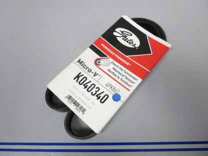NEW K040340 Gates Micro-V 9/16" x 34 ⅝" Serpentine Belt 0720