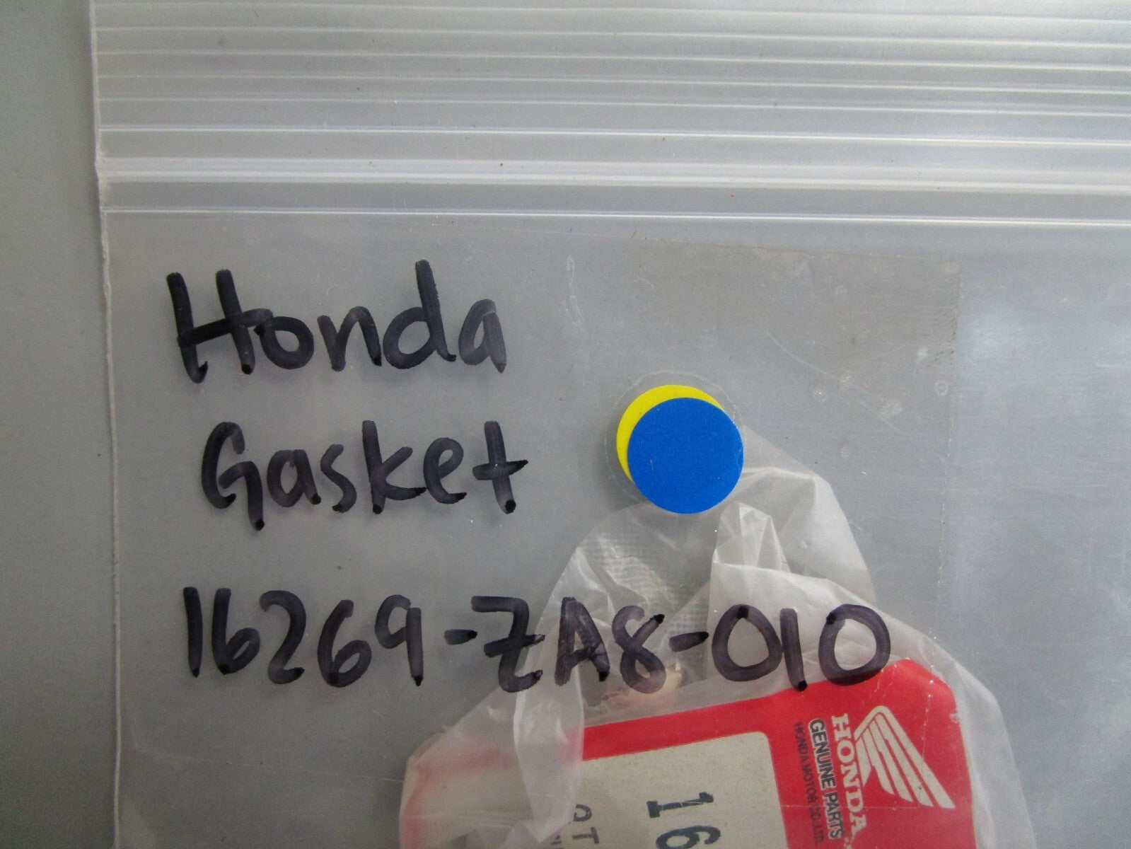 *NEW OEM* 0810 Honda Gasket 16269-ZA8-010