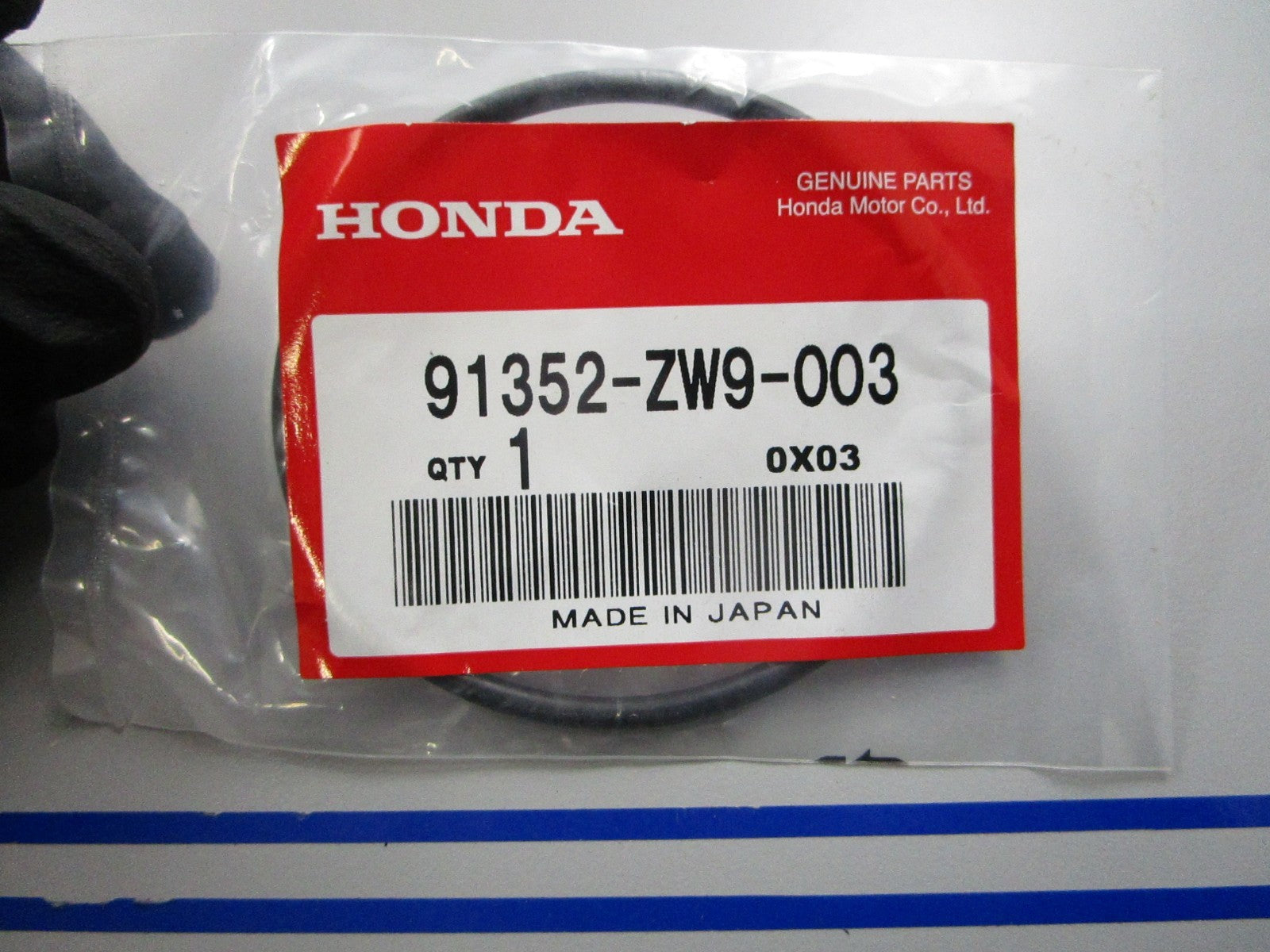 *NEW OEM* 0810 Honda O-Ring 91352-ZW9-003