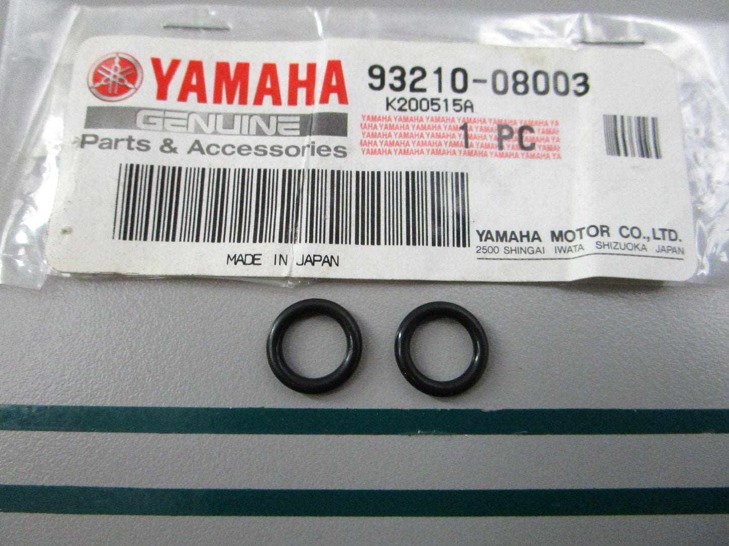 NEW OEM (LOT OF 2) 93210-08003-00 Yamaha O-Ring 0810