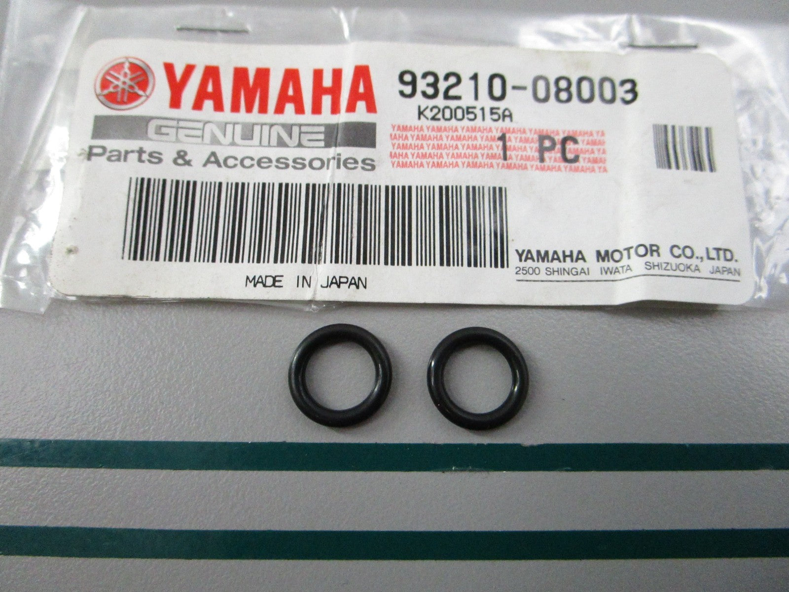 NEW OEM (LOT OF 2) 93210-08003-00 Yamaha O-Ring 0810
