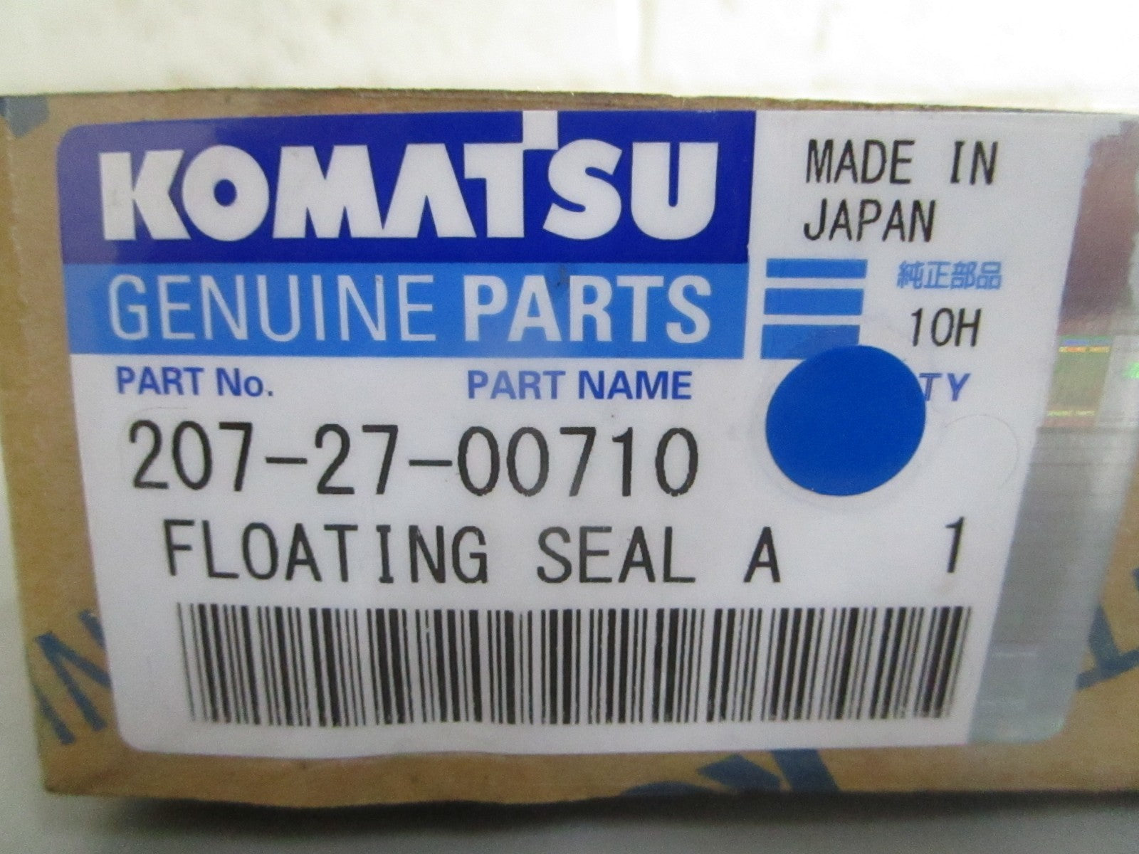 *NEW OEM* 0820 Komatsu Floating Seal 207-27-00710