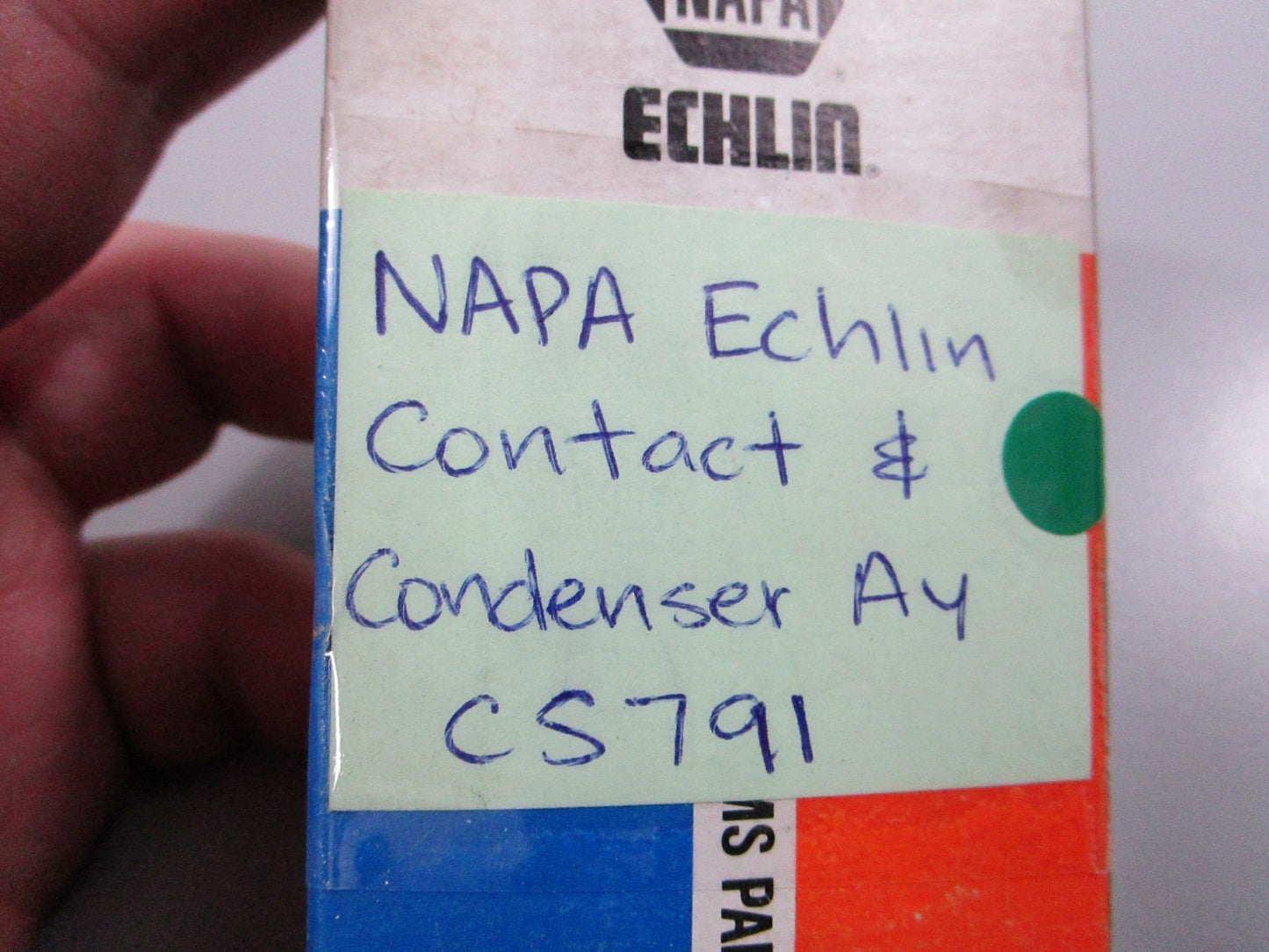 NEW CS791 NAPA Echlin Contact & Condenser Assembly 0810