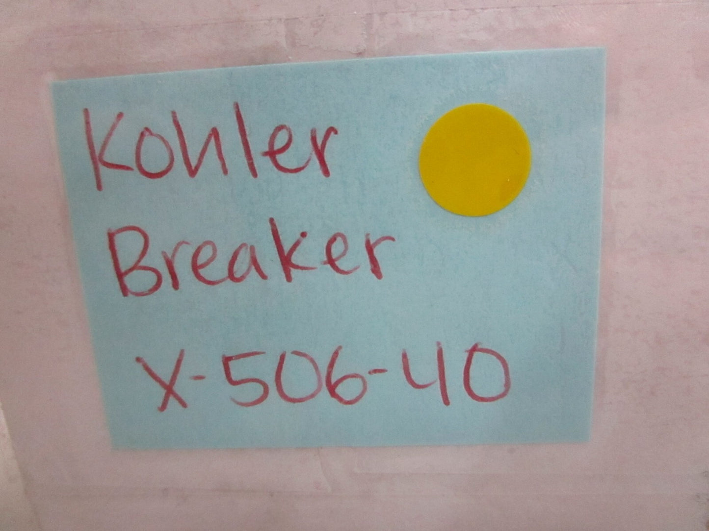 *NEW OEM* 0820 Kohler Breaker X-506-40