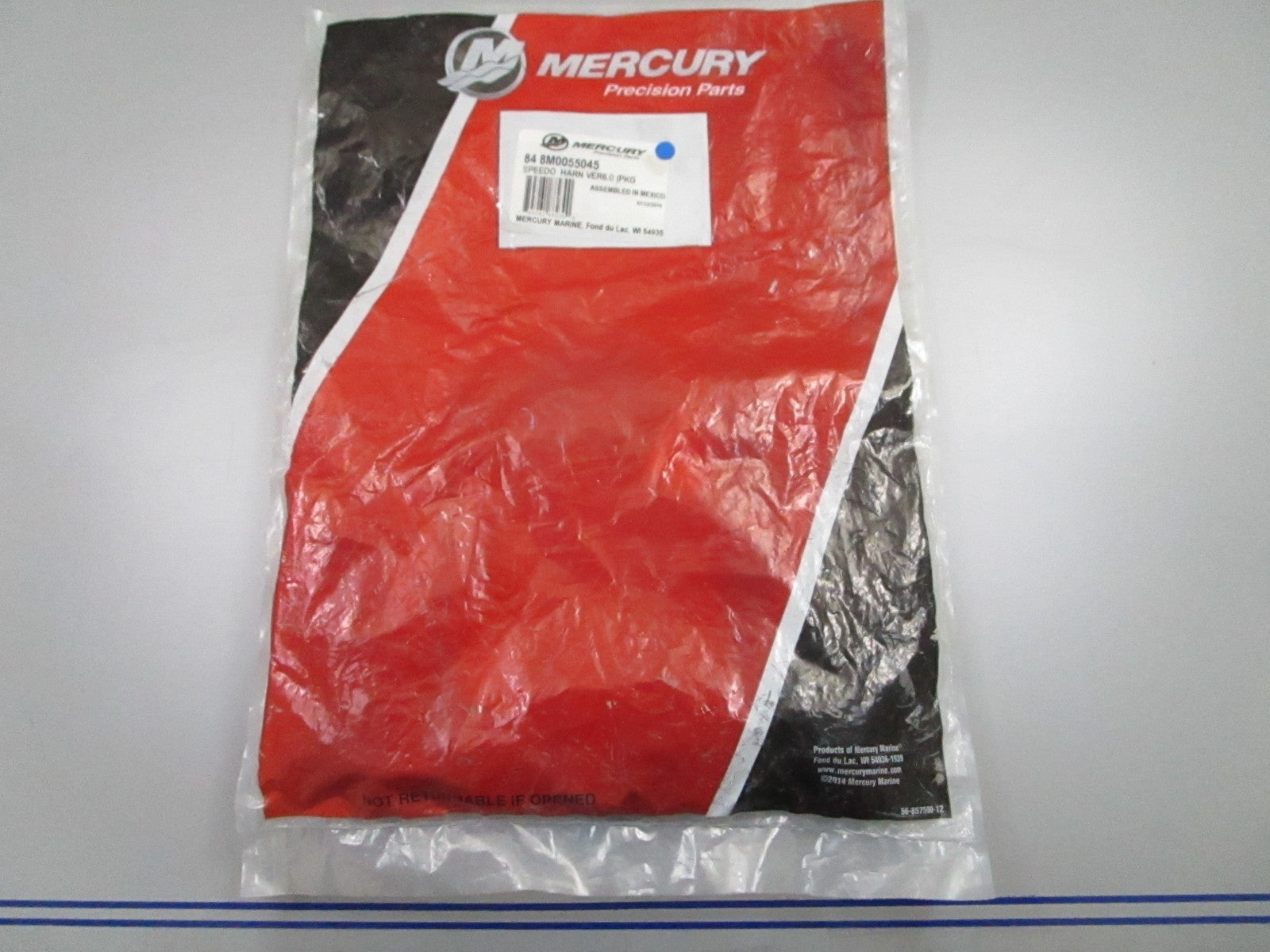 *NEW OEM* 0810 Mercury Quicksilver Harness Ver 6.0 Speedo 84 8M0055045