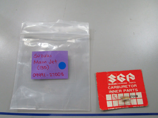 *NEW OEM* 0770 Suzuki Main Jet (135) 09491-27008