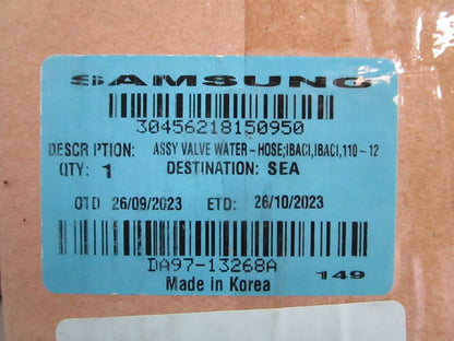 NEW OEM DA97-13268A Samsung Water Valve & Hose Assy 0820