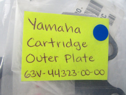 NEW OEM (LOT OF 2) 63V-44323-00-00 Yamaha Cartridge Outer Plate 0810