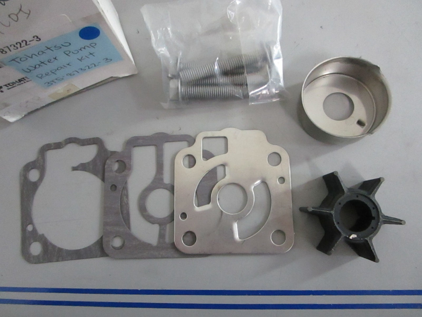 NEW OEM 3T5-87322-3 Tohatsu Water Pump Repair Kit 0820