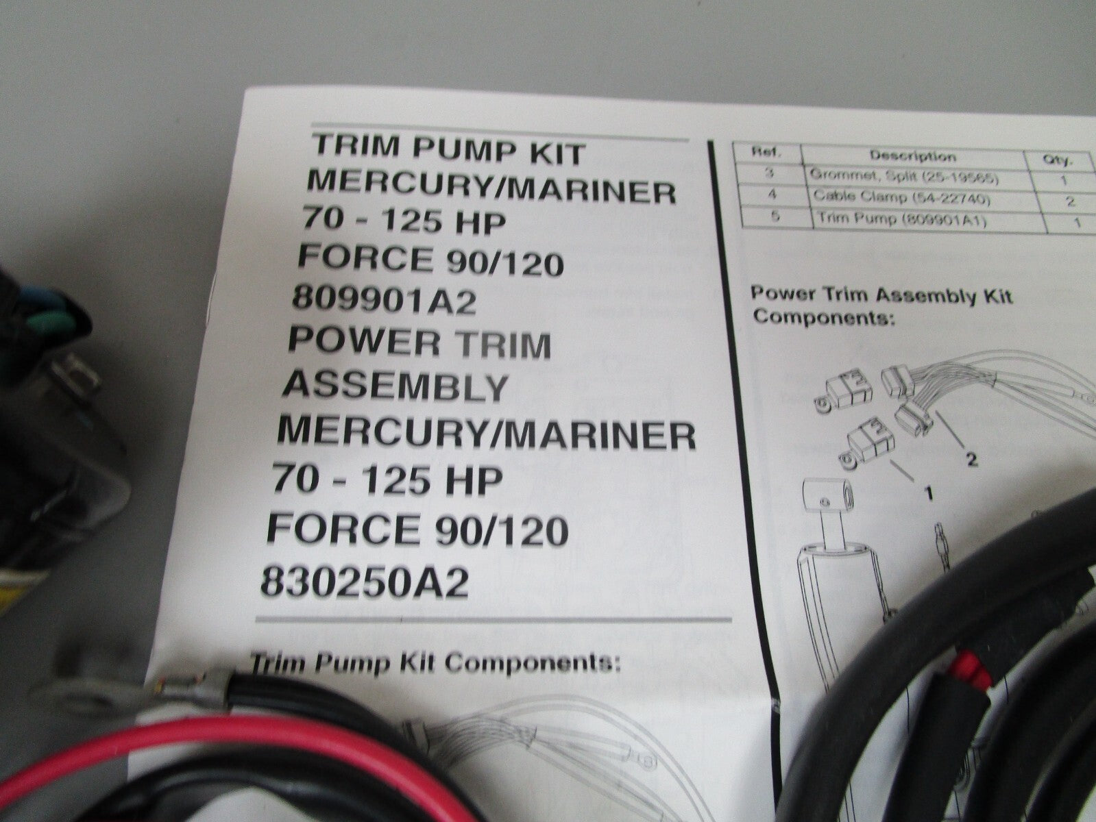 *NEW OEM* 0720 Mercury Quicksilver Trim Tilt Motor Pump Kit 809901A2
