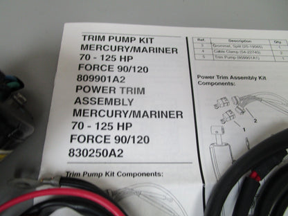 *NEW OEM* 0720 Mercury Quicksilver Trim Tilt Motor Pump Kit 809901A2