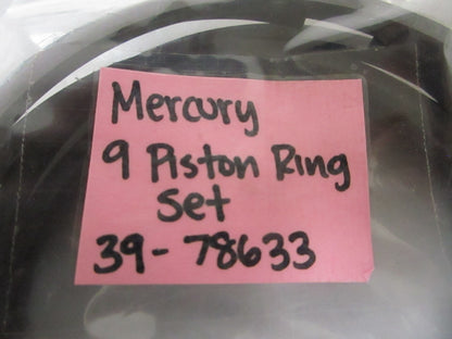*NEW OEM* 0810 Mercury Quicksilver 9 Piston Ring Set 39-78633