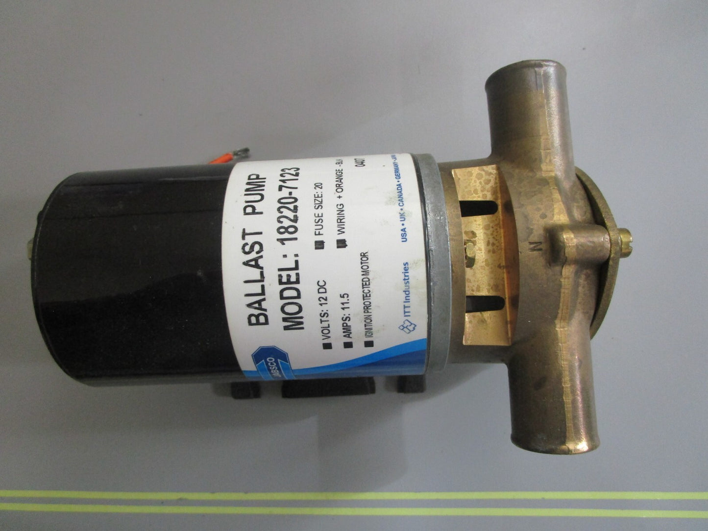 *NEW* 0820 Jabsco Ballast Water Puppy 18220-7123