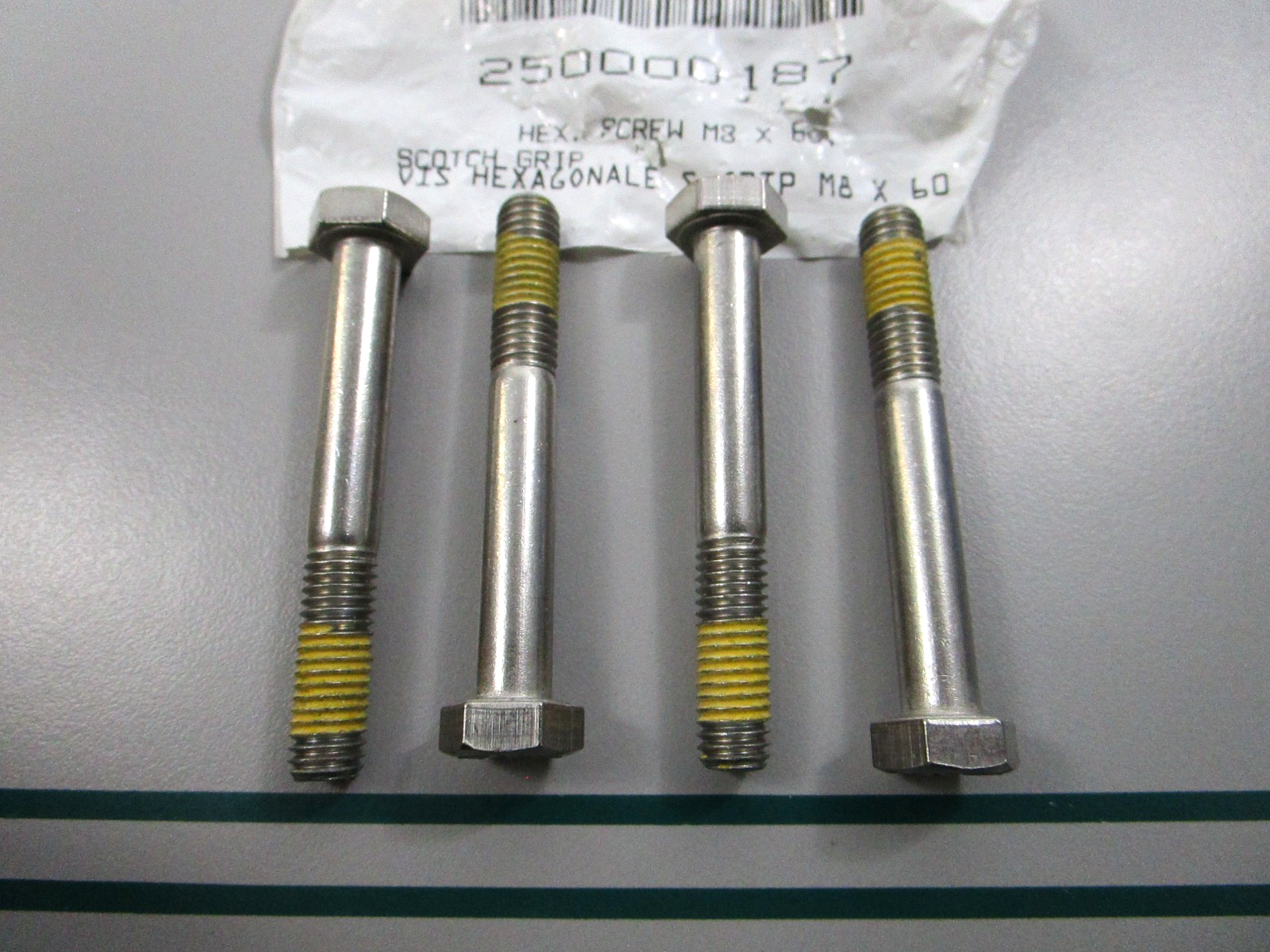 NEW (LOT OF 4) 250000187 Sea-Doo Hex Screw 0810