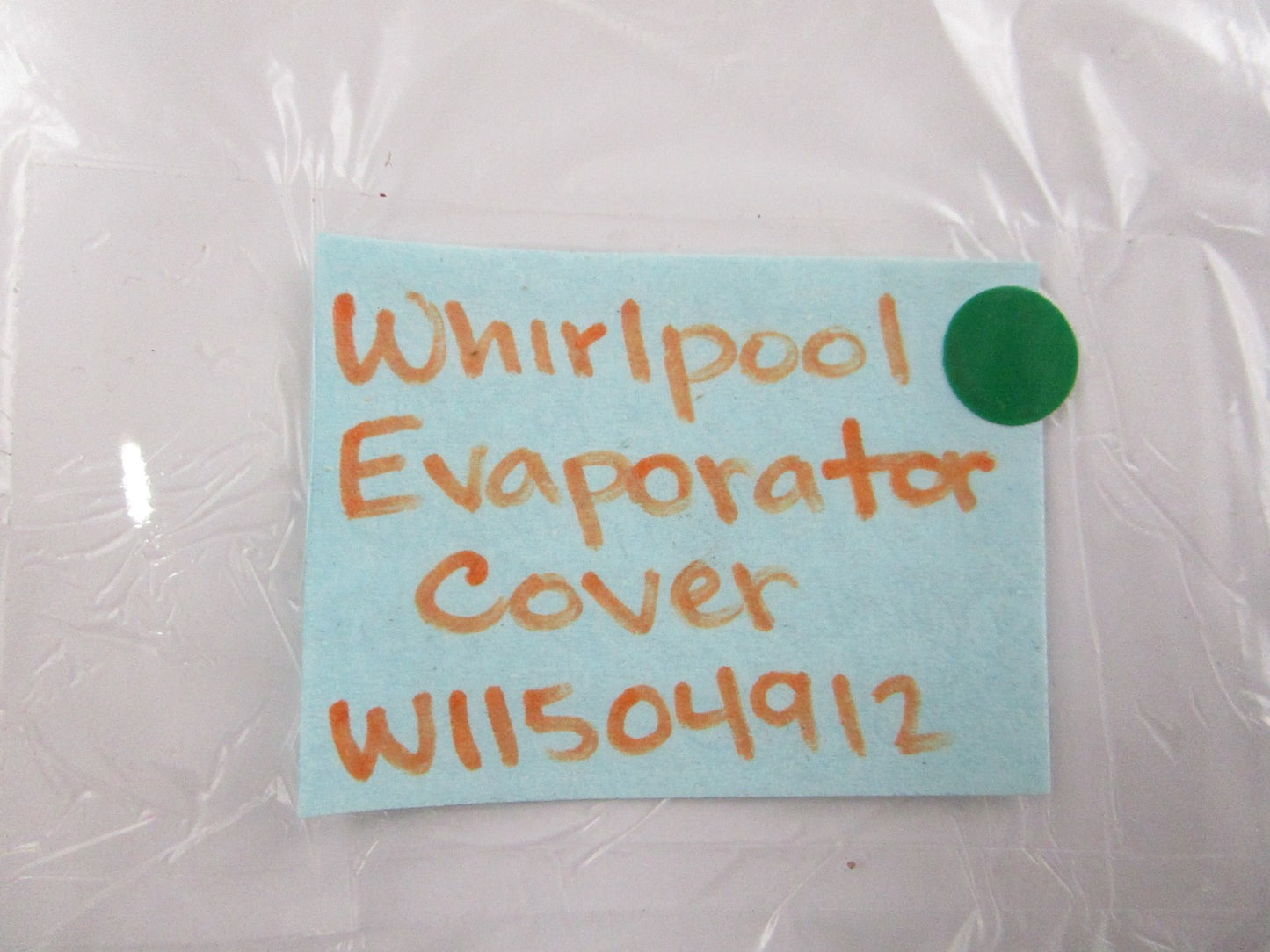 NEW OEM W11504912 Whirlpool Evaporator Cover 0810