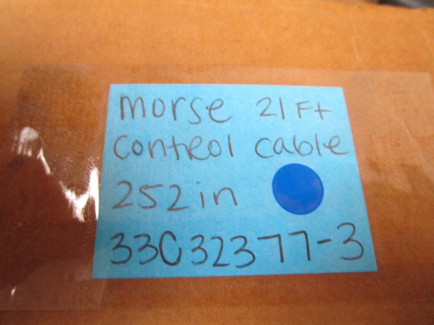 *NEW OEM* 0720 Morse 21ft Control Cable 252 In 33C32377-3