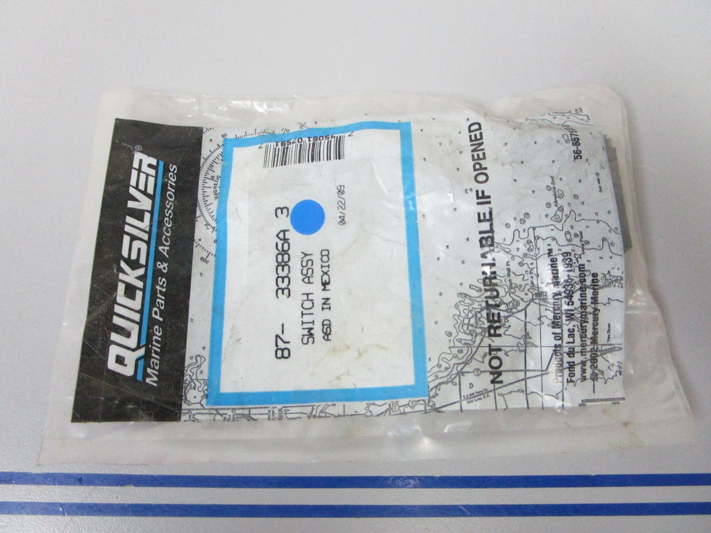 *NEW OEM* 0720 Mercury Quicksilver Switch Assembly 87-33386A3