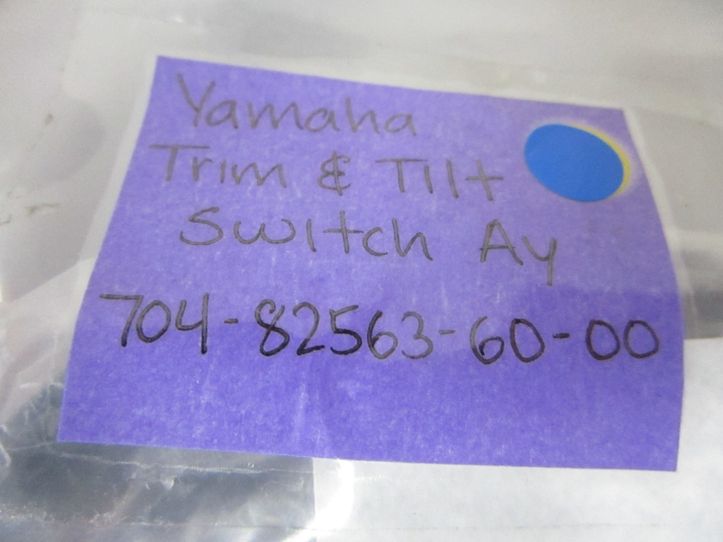 NEW OEM 704-82563-60-00 Yamaha Trim & Tilt Switch Assembly 0720