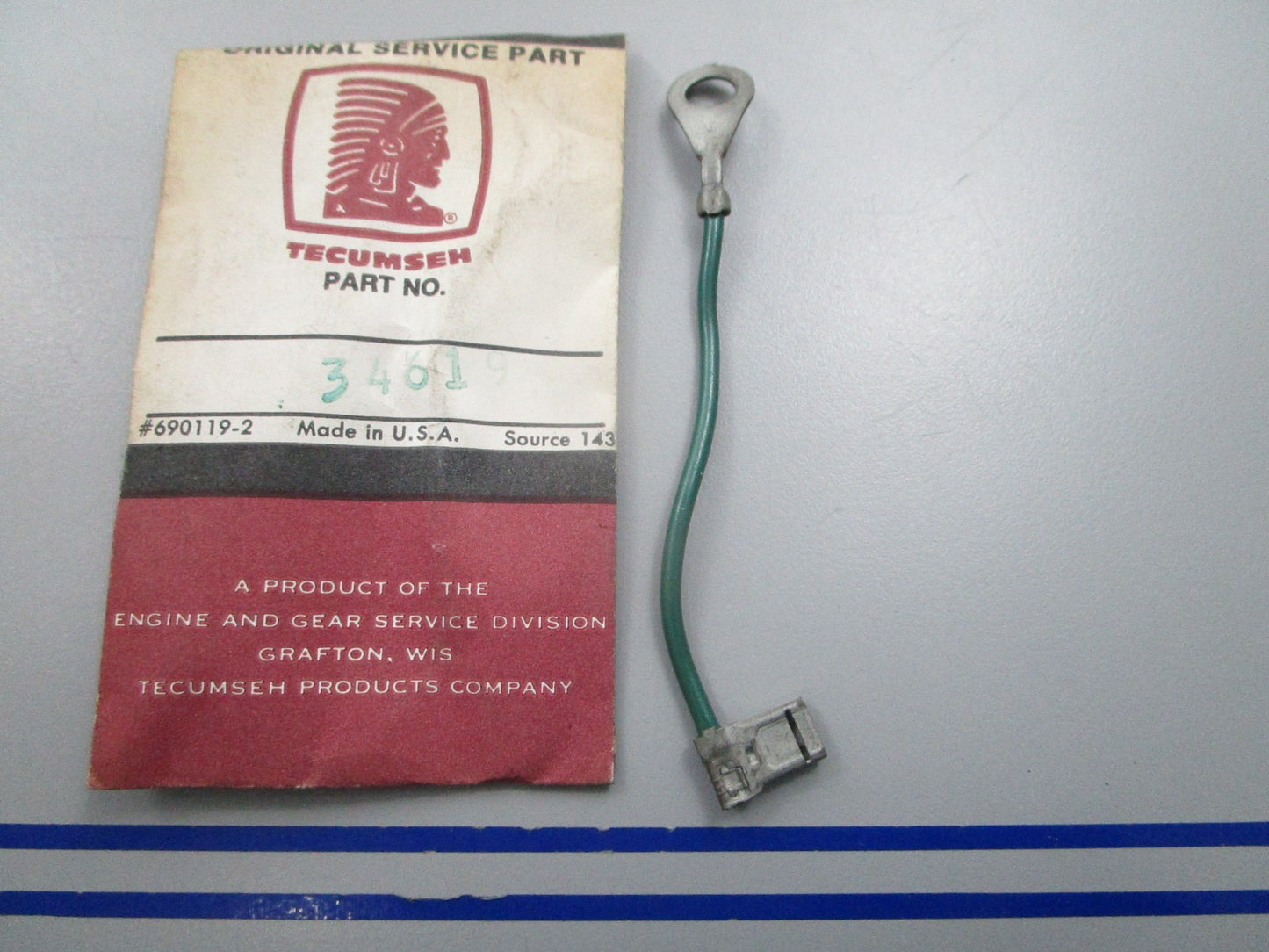 NEW OEM 34619 Tecumseh Wire 0810