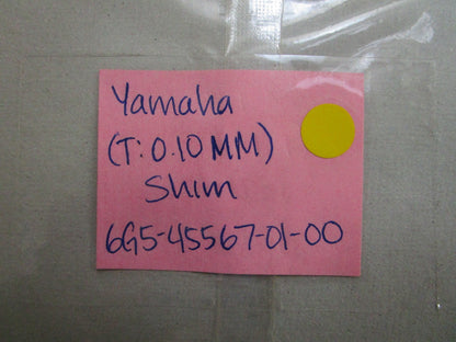 *NEW OEM* 0810 Yamaha (T:0.10MM) Shim 6G5-45567-01-00