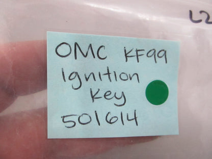 NEW OEM (LOT OF 2) 501614 0501614 OMC Johnson Evinrude KF99 Ignition Key 0810