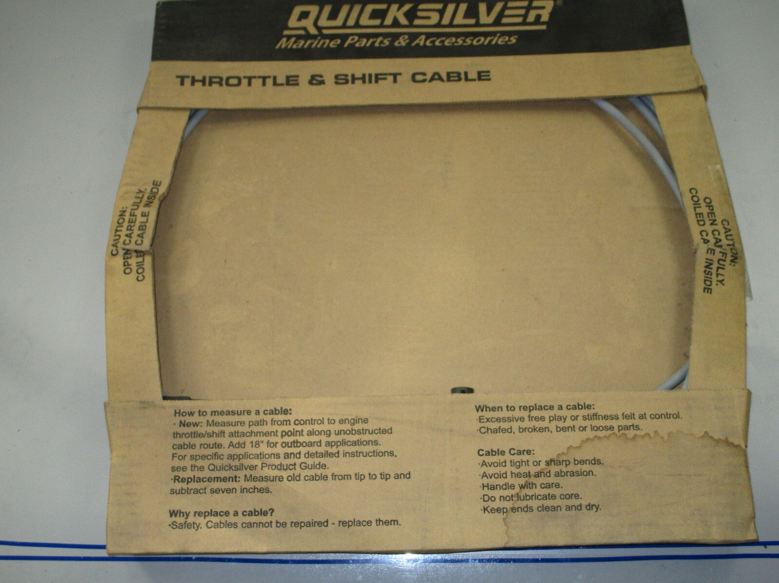 *NEW OEM* 0820 Mercury Quicksilver 16' Cable 897978A16