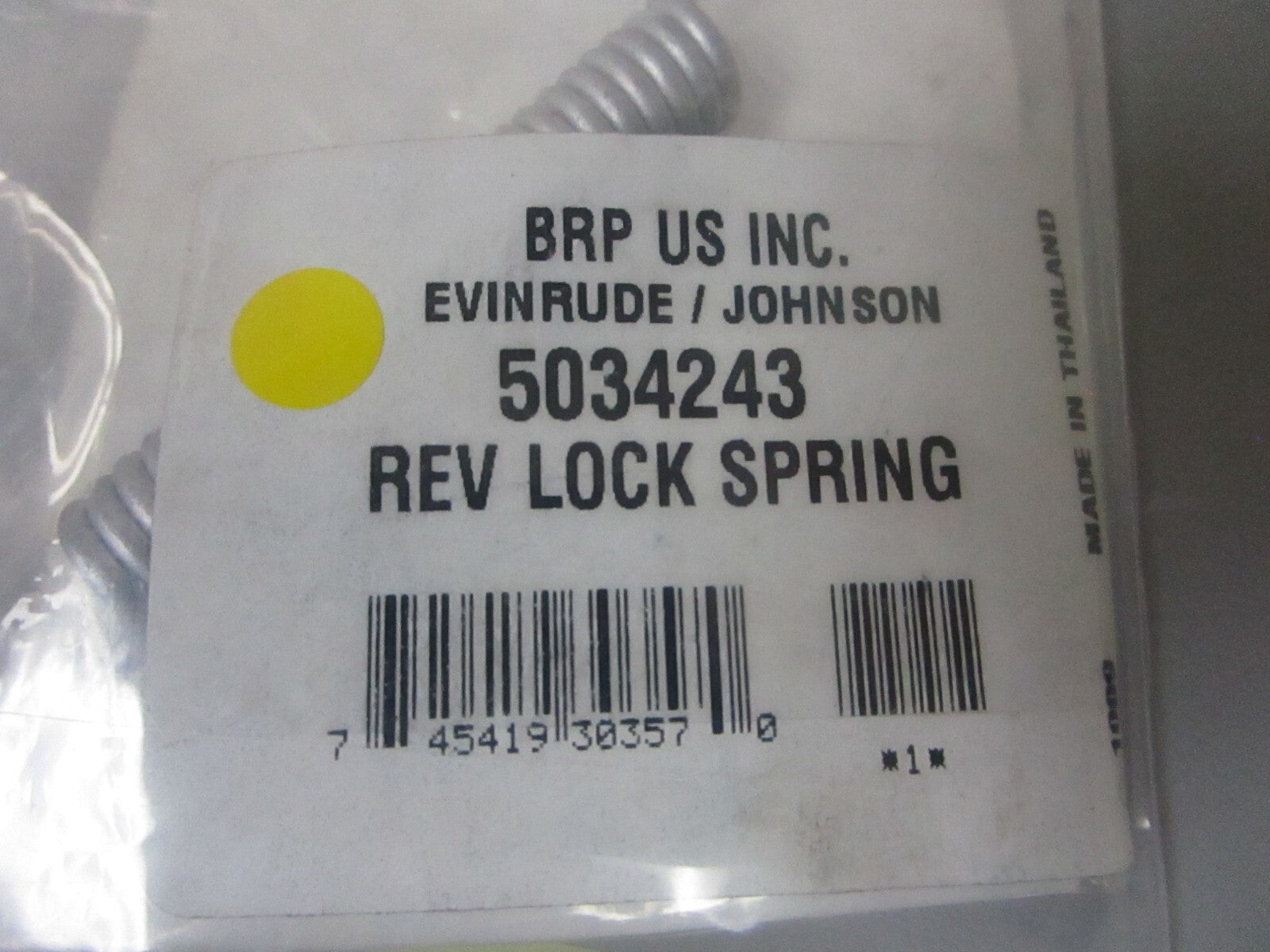 *NEW OEM* 0810 OMC Johnson Evinrude Reverse Lock Spring 5034243