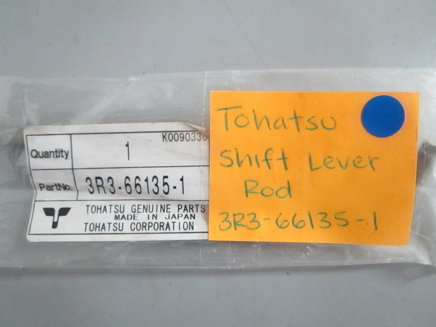 NEW OEM 3R3-66135-1 Tohatsu Shift Lever Rod 0820