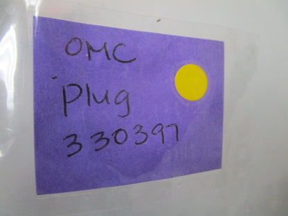 *NEW OEM* (LOF OF 6) 0810 OMC Johnson Evinrude Plug 330397 0330397