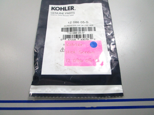 *NEW OEM* 0810 Kohler Hexagon Screw 12 086 05-S