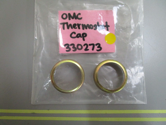 *NEW OEM* (LOT OF 2) 0810 OMC Johnson Evinrude Thermostat Cap 330273 0330273