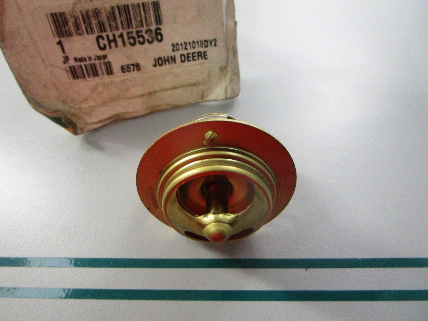NEW OEM CH115536 John Deere Thermostat 0810