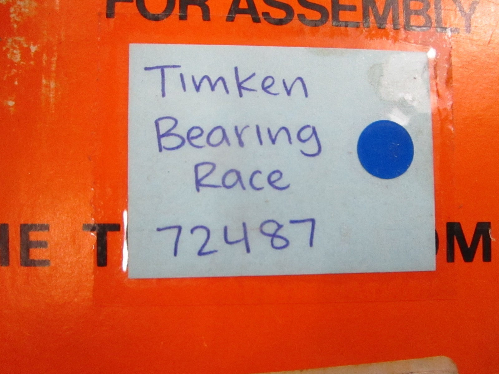 *NEW OEM* 0720 Timken Bearing Race 72487