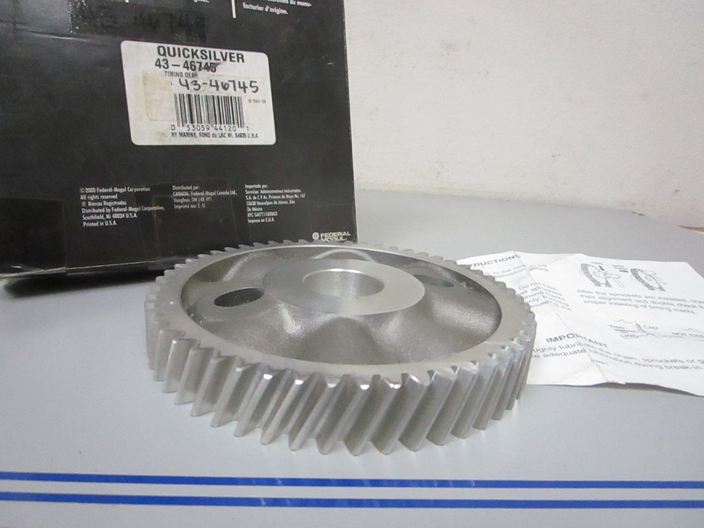 NEW OEM 43-46745 Mercury Mercruiser 3.0L 181 CID Timing Gear Ay 0720