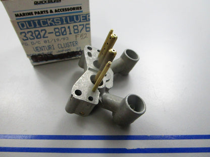 *NEW OEM* 0810 Mercury Quicksilver Venturi Cluster 3302-801876