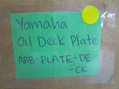 *NEW OEM* 0820 Yamaha Oil Deck Plate ABB-PLATE-DE-CK