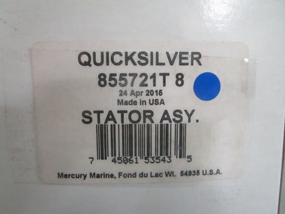 *NEW OEM* 0820 Mercury Quicksilver Stator Assy 855721T8