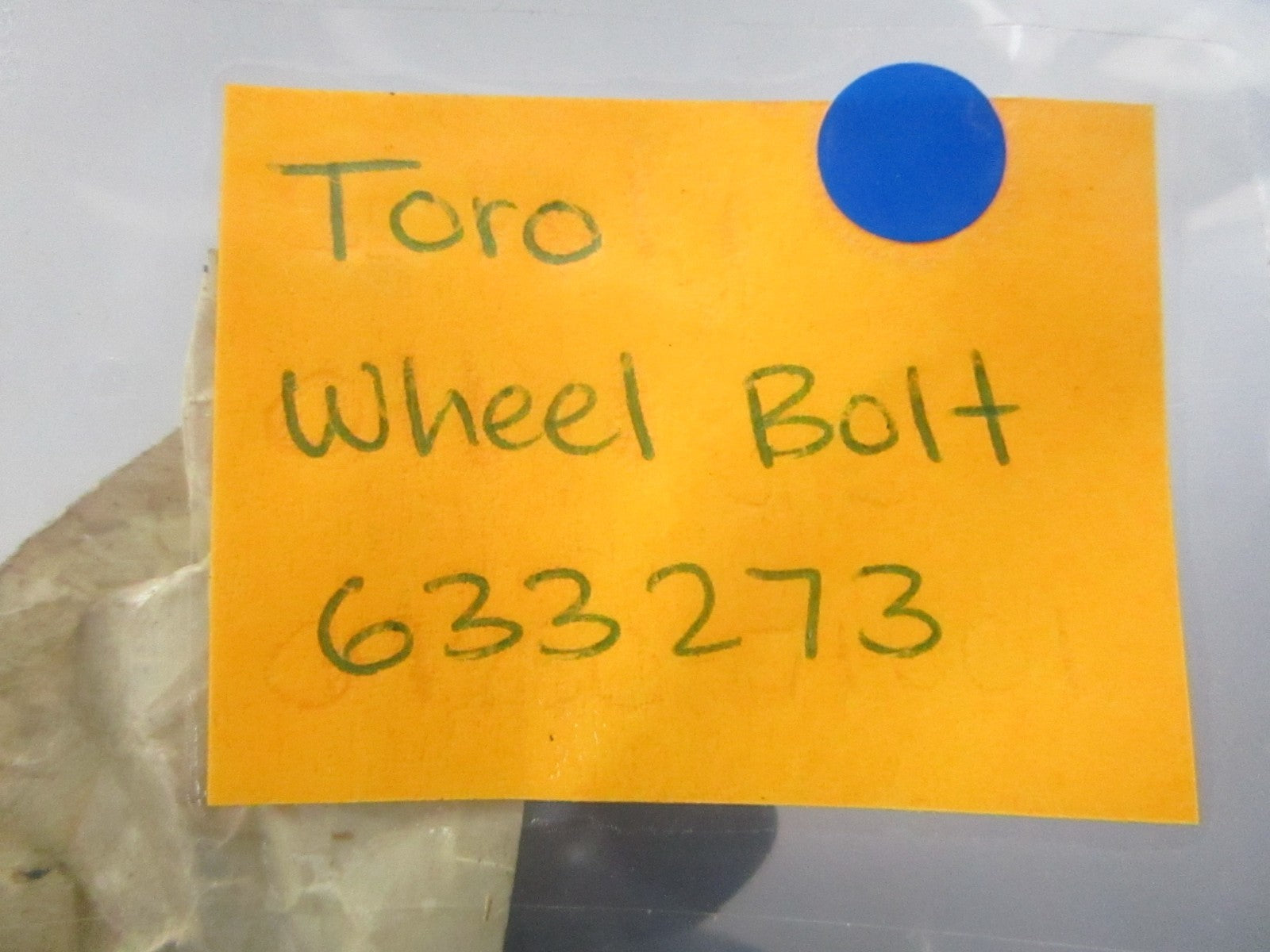 NEW OEM (LOT OF 2) 633273 Toro Wheel Bolt 0810