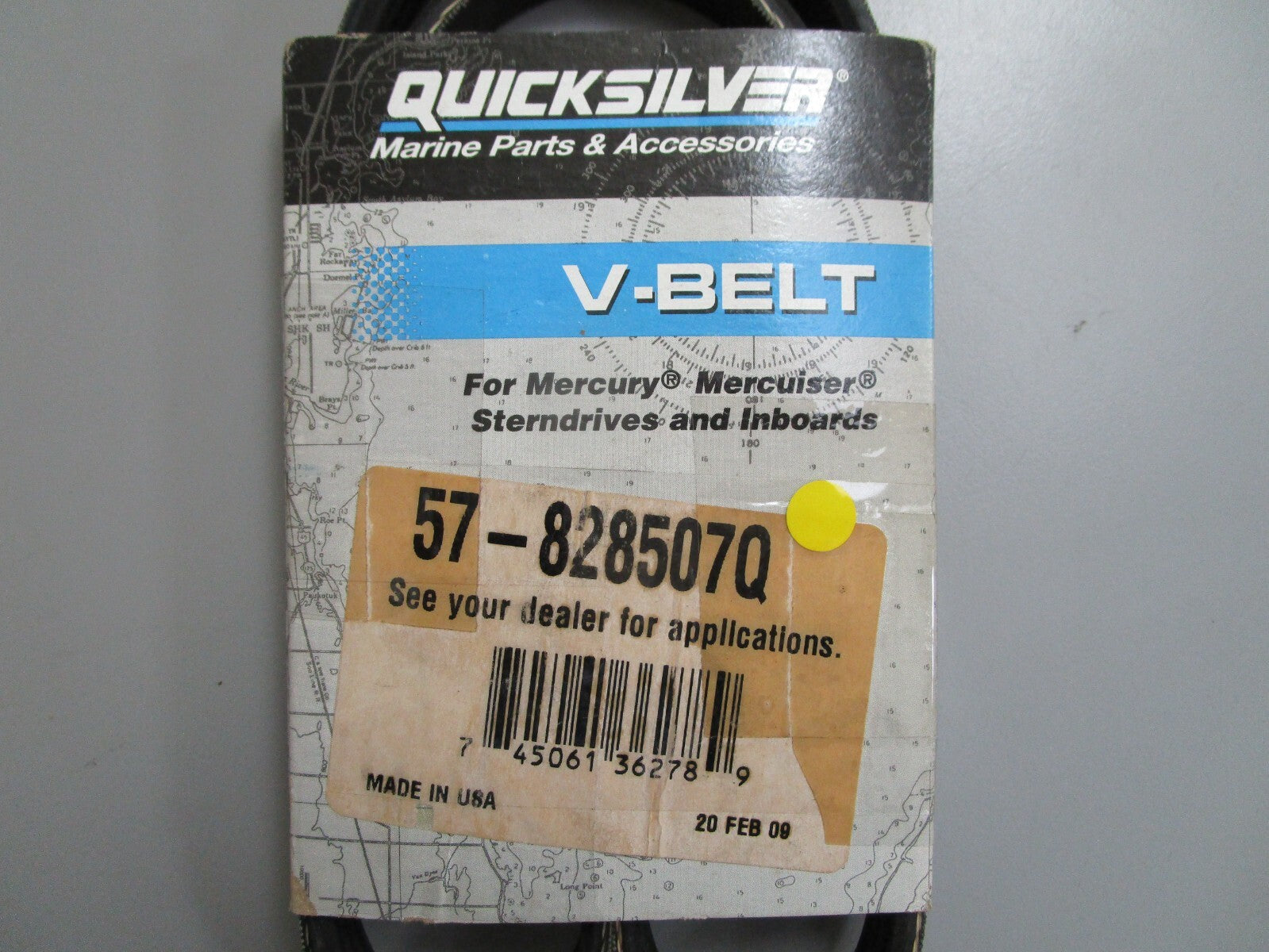 *NEW OEM* 0820 Mercury Quicksilver V-Belt 57-828507Q