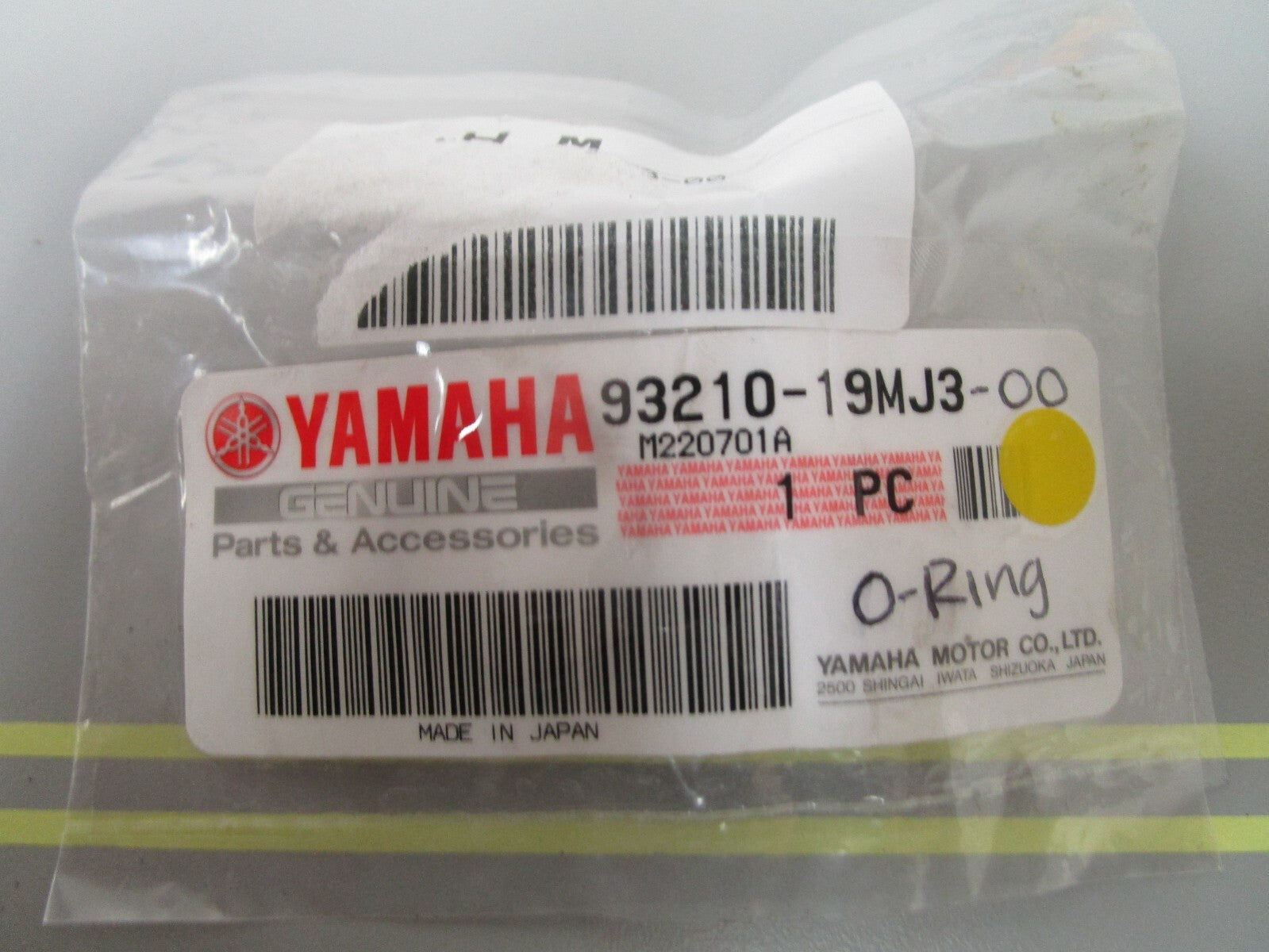 *NEW OEM* 0810 Yamaha O-Ring 93210-19MJ3-00