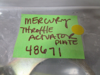 *NEW OEM* 0810 Mercury Quicksilver Throttle Activator Plate 48671