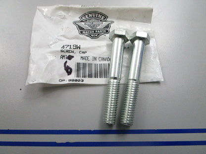 *NEW OEM* (LOT OF 2) 0810 Harley Davidson Hexagon Cap Screw 4719W