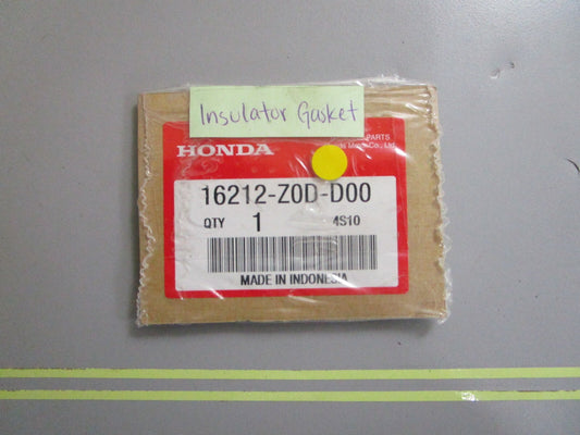 *NEW OEM* 0810 Honda Insulator Gasket 16212-Z0D-D00